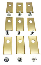 9 lame in titanio per robot